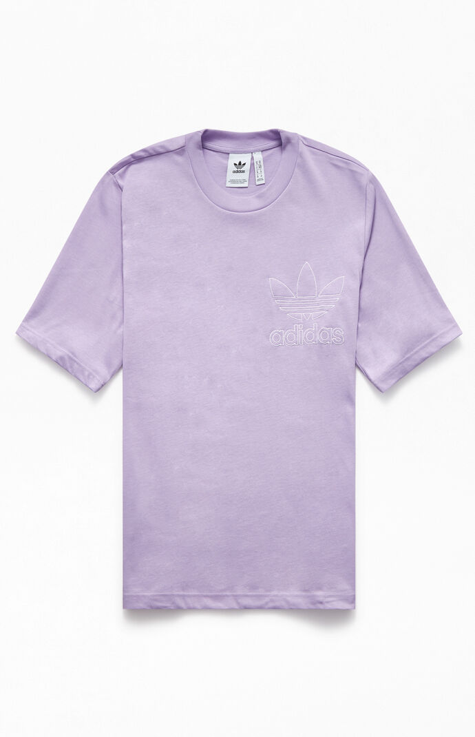 adidas t shirt purple