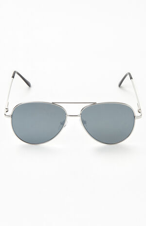 Metal Aviator Sunglasses image number 2