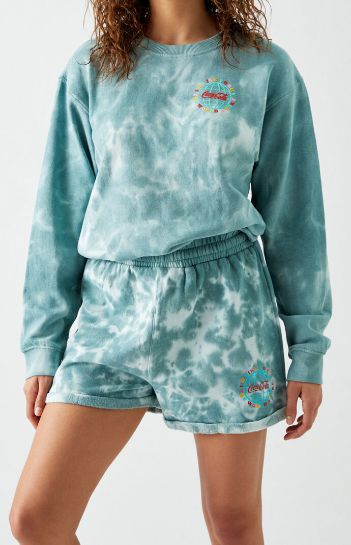 x Coca-Cola Teal Globe Shorts