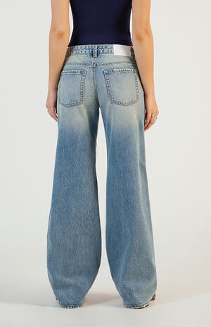 Casey Low Rise Baggy Jeans Light Indigo Tint image number 4
