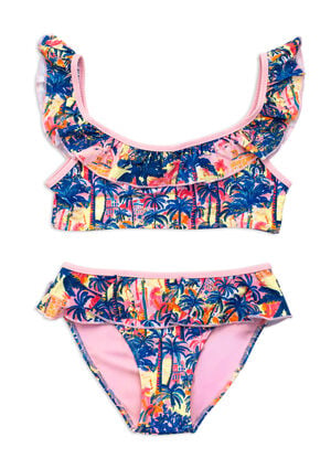 Kids Havana Ruffles Bikini Set image number 1