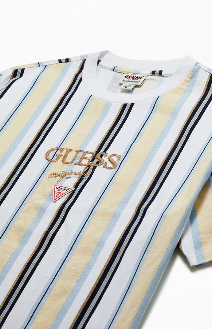 Guess striped shirt pacsun shop