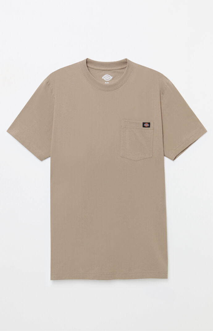 Tan Heavyweight Pocket T-Shirt