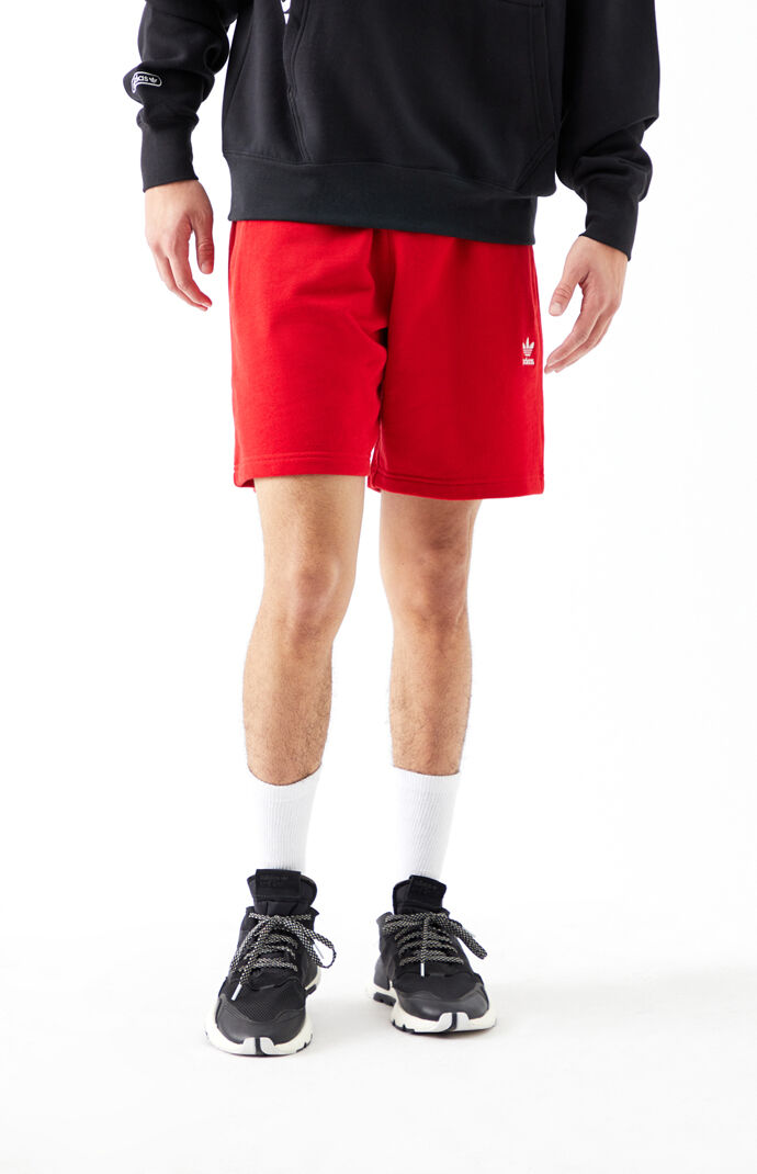 Red Essential Sweat Shorts