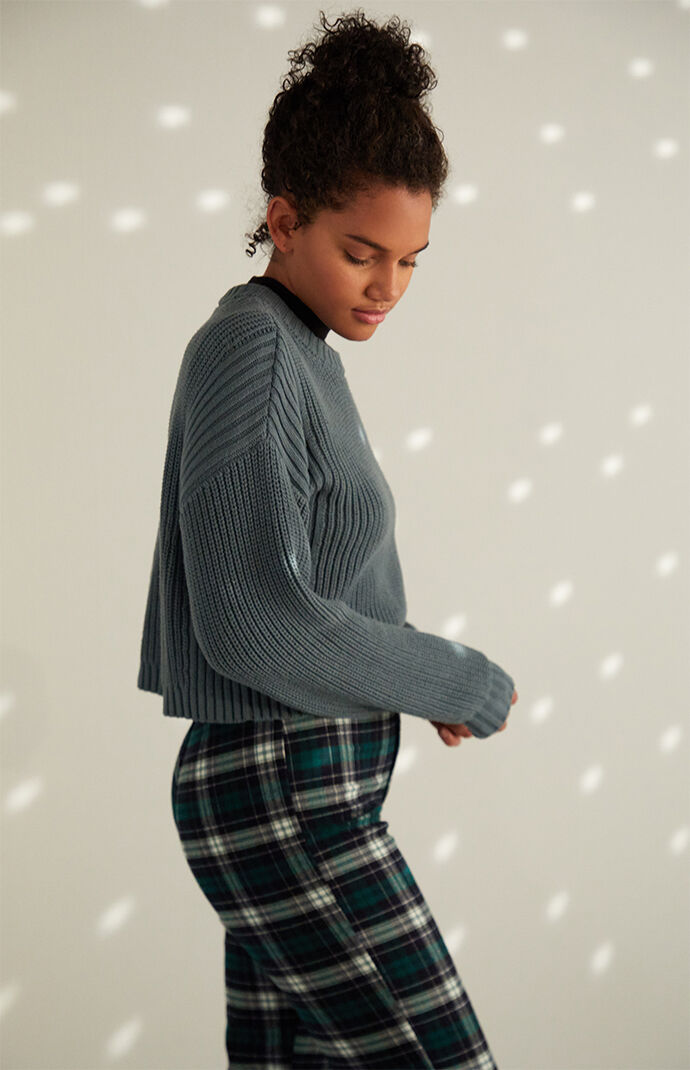 Basic Cinched Crew Sweater