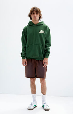 Brown Acid Wash Sweat Shorts image number 6