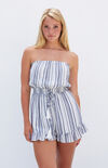 Tie Front Romper Tie Front Romper image number null