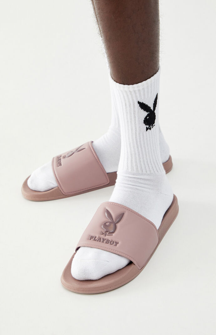 By PacSun Mauve Slide Sandals