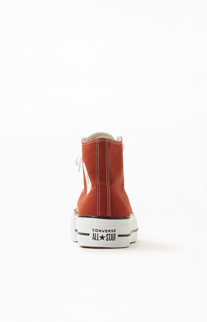 Red Chuck Taylor All Star Lift High Top Sneakers image number 3