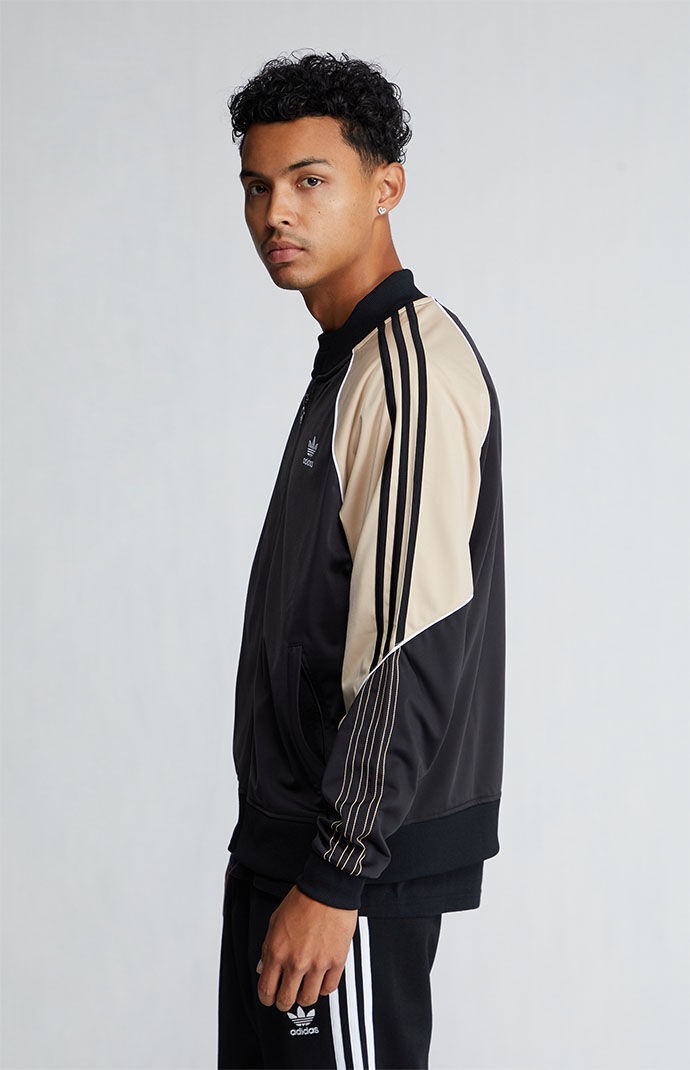 Adidas tricot snap jacket new arrivals