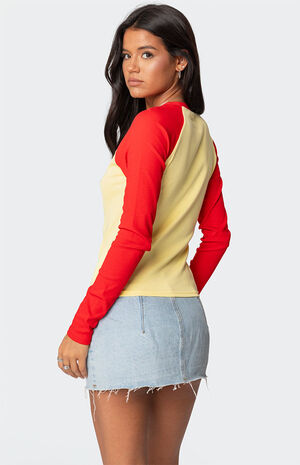 La Baby Raglan Long Sleeve T-Shirt image number 5