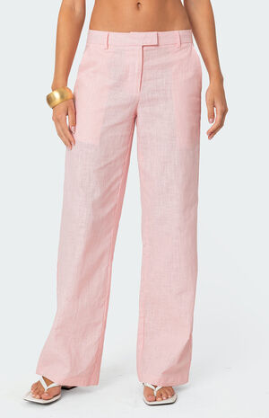 Arya Linen Look Pants image number 3