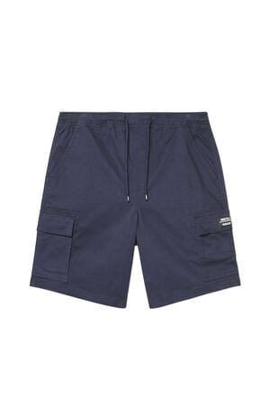 Dark Blue Utility Cargo Shorts
