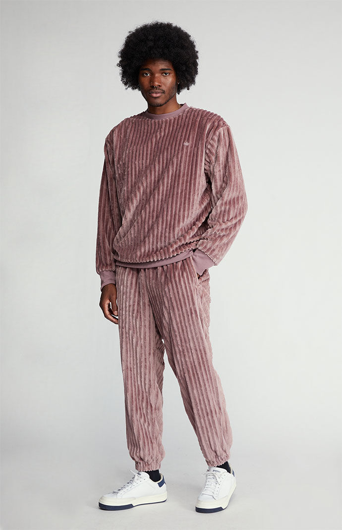 Adidas originals corduroy crew hot sale sweatshirt