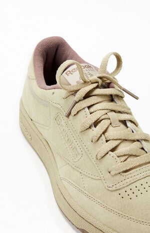 Beige Club C 85 Smooth Suede Shoes image number 6