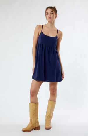 Linen Mini Dress image number 4