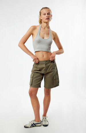 Seamless Scoop Halter Top image number 4