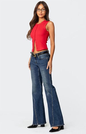 Basel Button Up Tank Top image number 4