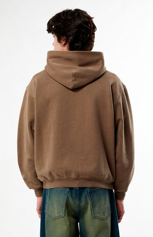 Washed Brown Hoodie image number 4