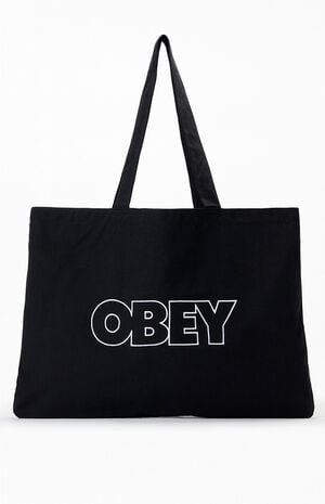 Outline Canvas Tote Bag image number 1