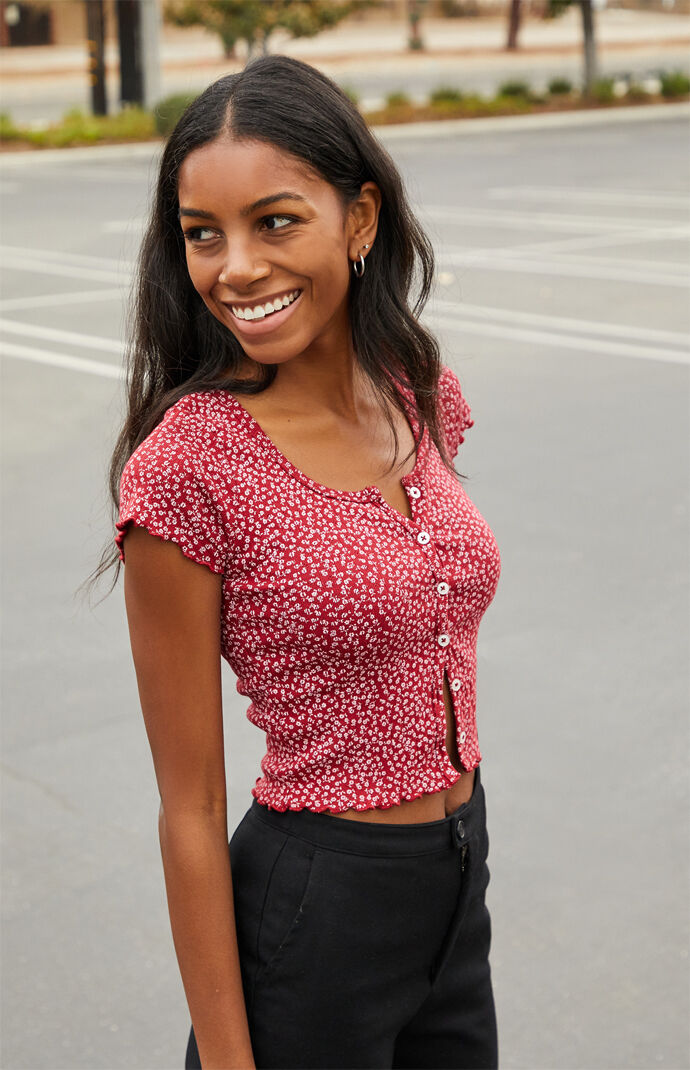 Zelly hot sale ruffle top
