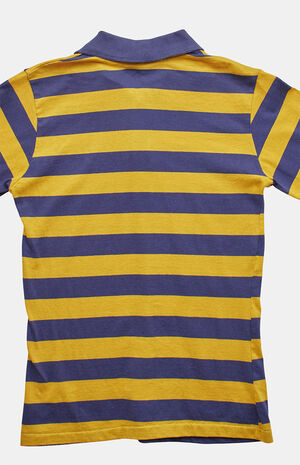 '80s Striped Polo Top image number 2