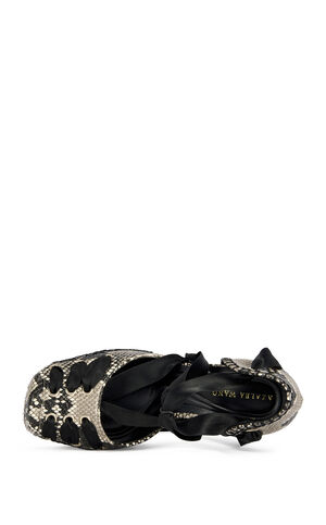 Women's Fonteyn Brown Snake Block Sandals image number 4