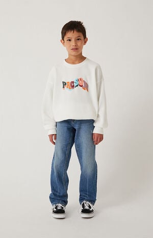 Dark Blue&nbsp;Straight Leg Jeans image number 2