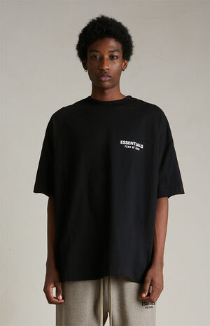 Black Crew Neck T-Shirt image number 2