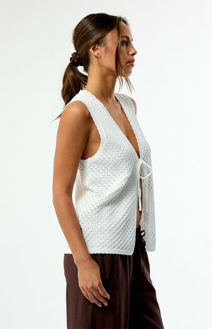 Gigi Longline Knit Vest image number 3