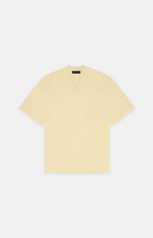 Essentials Garden Yellow V-Neck T-Shirt image number 6