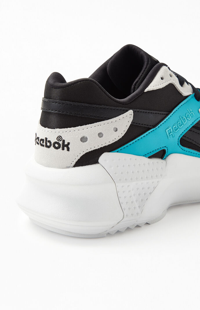 x Gigi Hadid White & Black Aztrek Double Sneakers