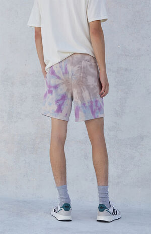 Spiral Tie Dyed Volley Shorts Spiral Tie Dyed Volley Shorts image number null