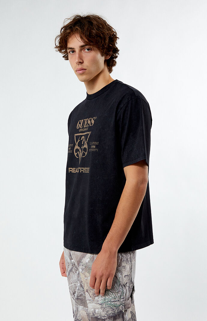 Guess x RealTree Signature T Shirt PacSun