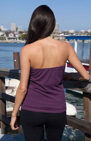 Violet Lucky Lace Tube Top image number 4