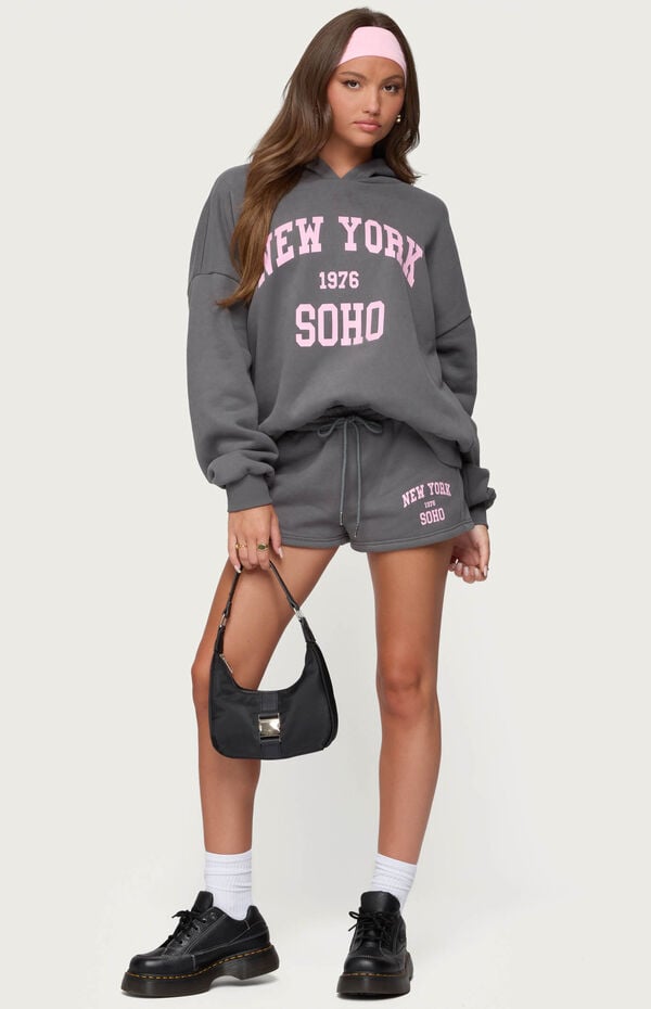Edikted Soho 76 Sweat Shorts