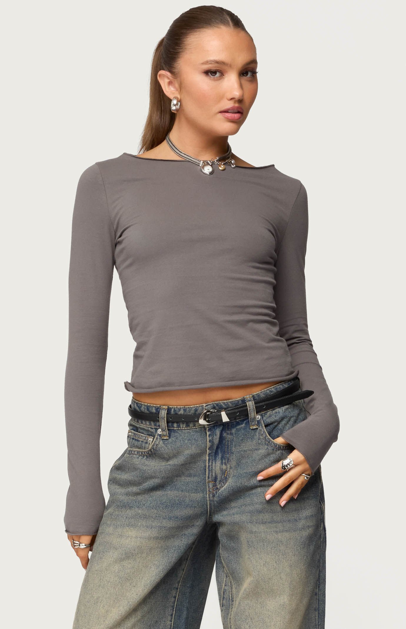 Edikted Nico Boat Neck Top