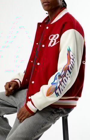 Bud Bowl Red Varsity Jacket image number 2