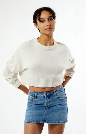 Medium Indigo Sophie Denim Mini Skirt image number 2