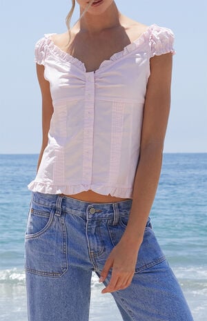 Pink Elena Top