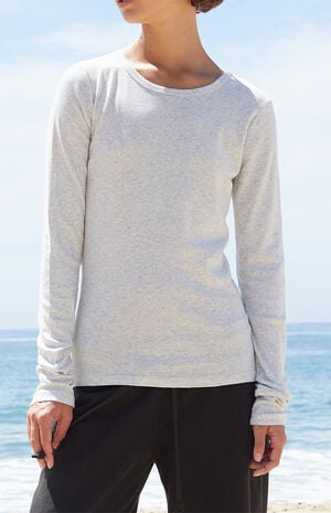 Silver Leah Long Sleeve Top image number 1