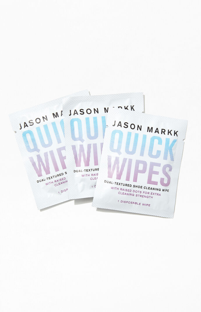 Three Pack Quick Shoe Cleaning Wipes