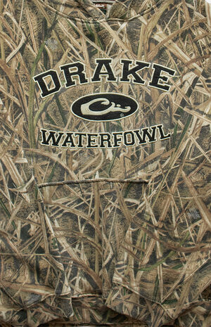 2000s Drake Waterfowl Camo Pullover Hoodie image number 4