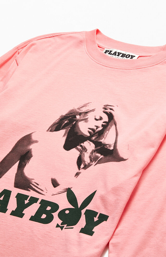 Playboy long sleeve shirt on sale pink
