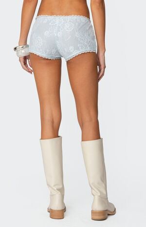 Sloaney Lace Micro Shorts image number 5