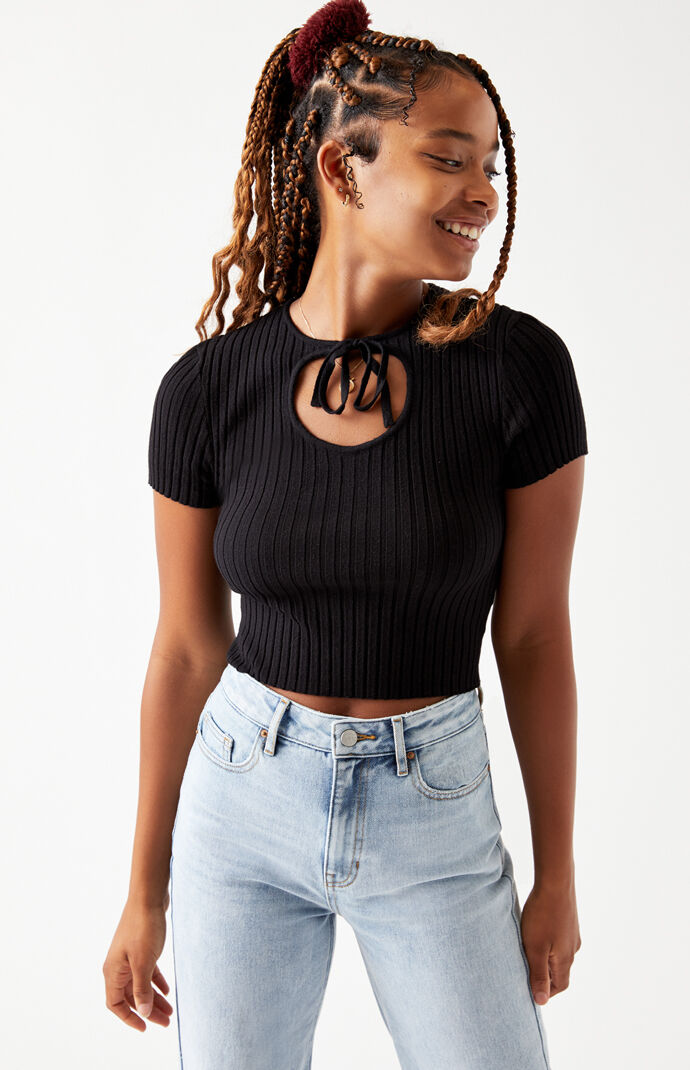 Keyhole Sweater Top