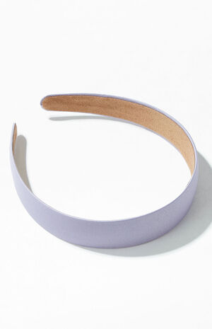 Lilac Satin Headband image number 2