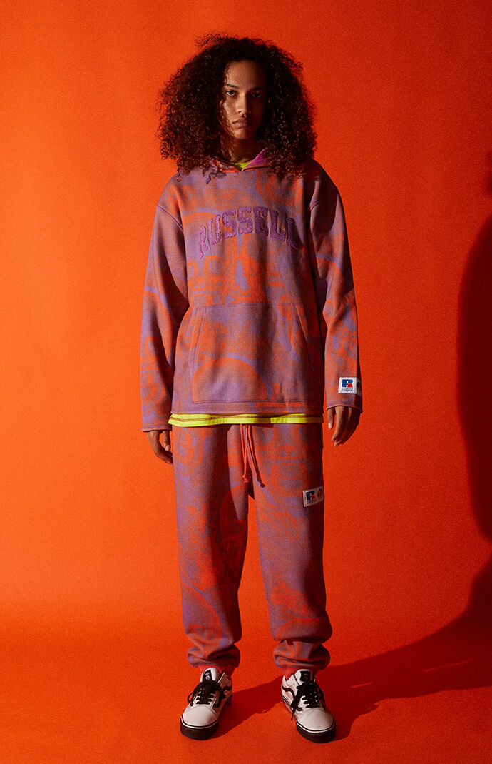 x Russell Athletic Rust Graphic Hoodie