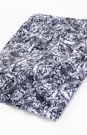 Recycled Wolf 5" Swim Trunks image number 4