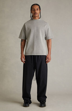 Vintage Black Active Trace Baggy Track Pants image number 2
